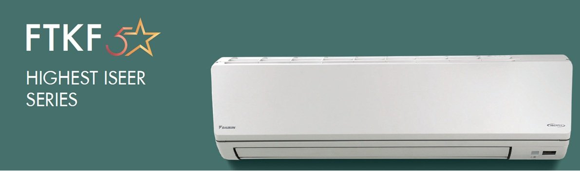 Daikin 1.0 Ton Hi-End Inverter 5 Star Split Airconditioner